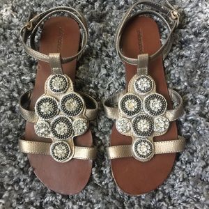 Exhilaration Embellished Sandals